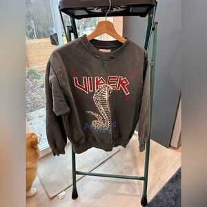 Anine Bing Gray Viper Sweater